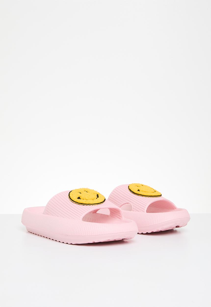 Pop Candy - Smiley face slides - pink