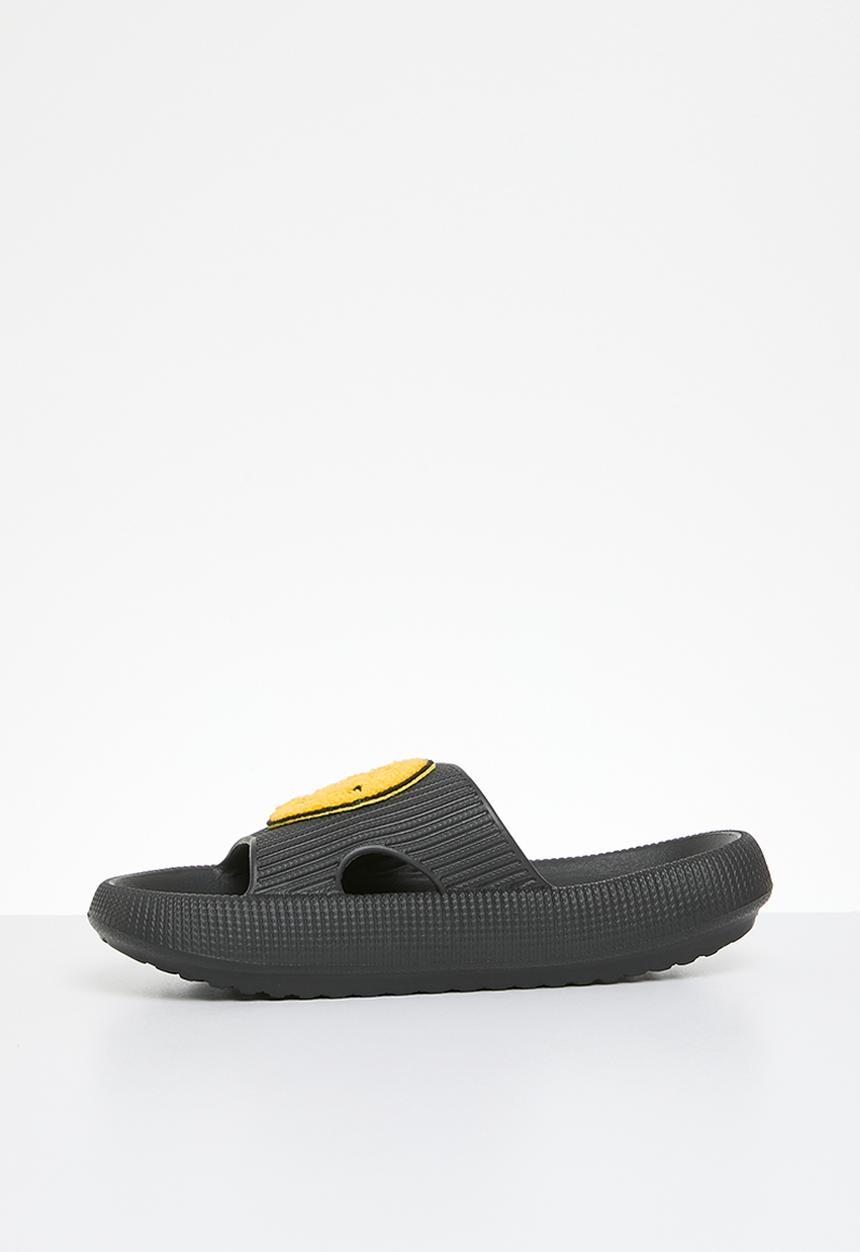 Pop Candy - Smiley face slides - black