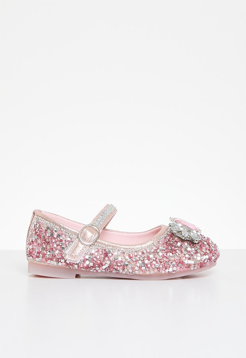 Pop Candy - Bedazzled flat pumps - pink