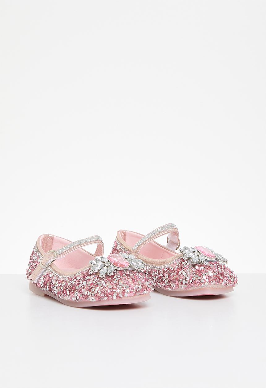 Pop Candy - Bedazzled flat pumps - pink