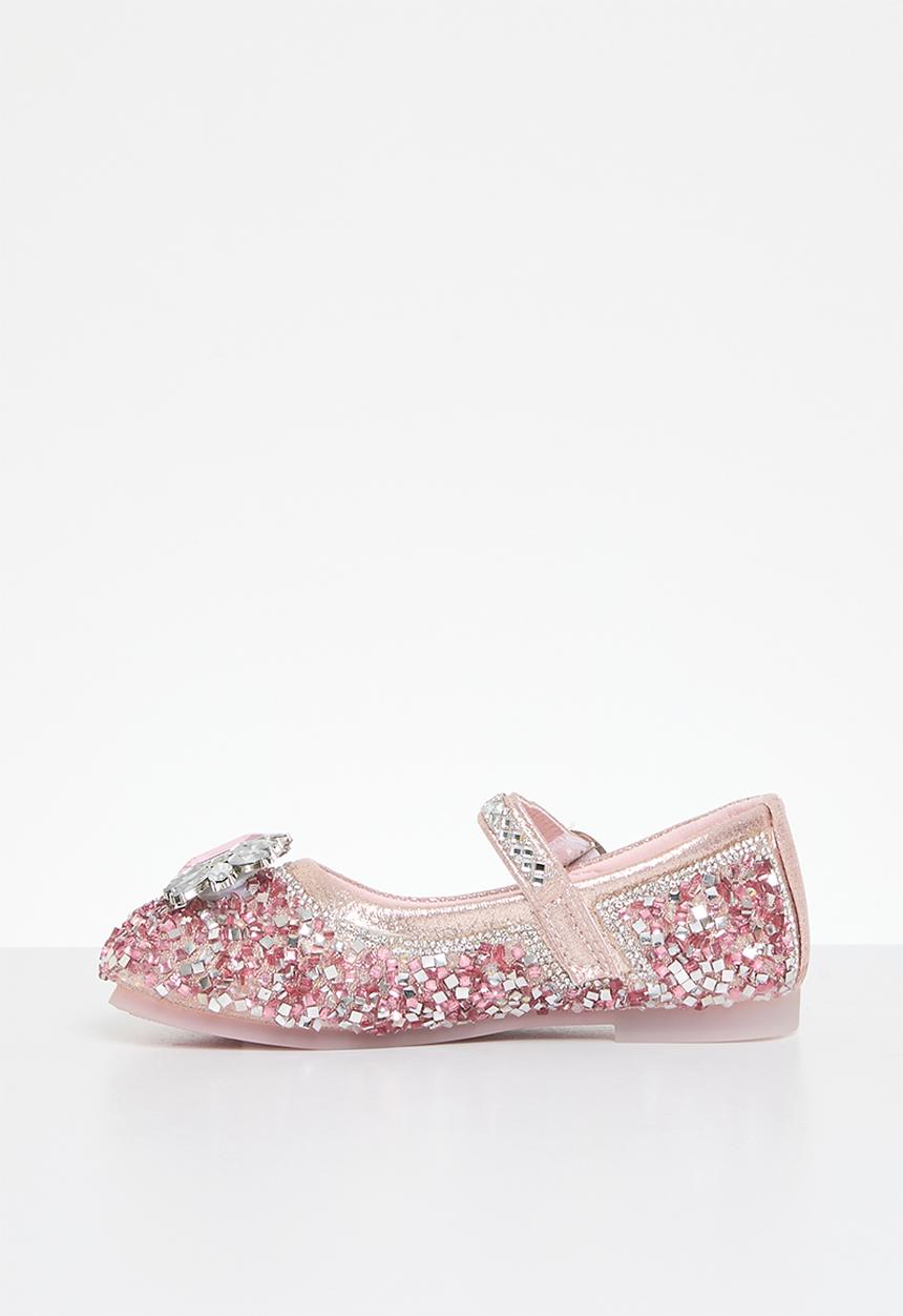 Pop Candy - Bedazzled flat pumps - pink