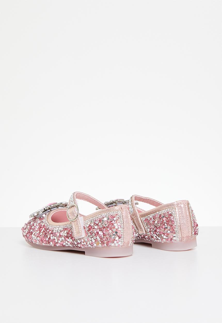 Pop Candy - Bedazzled flat pumps - pink