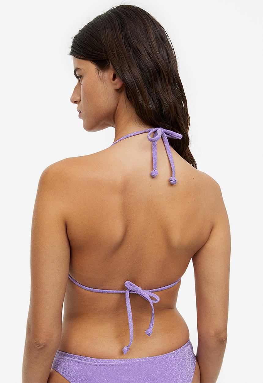 H&M - Padded bikini top - purple