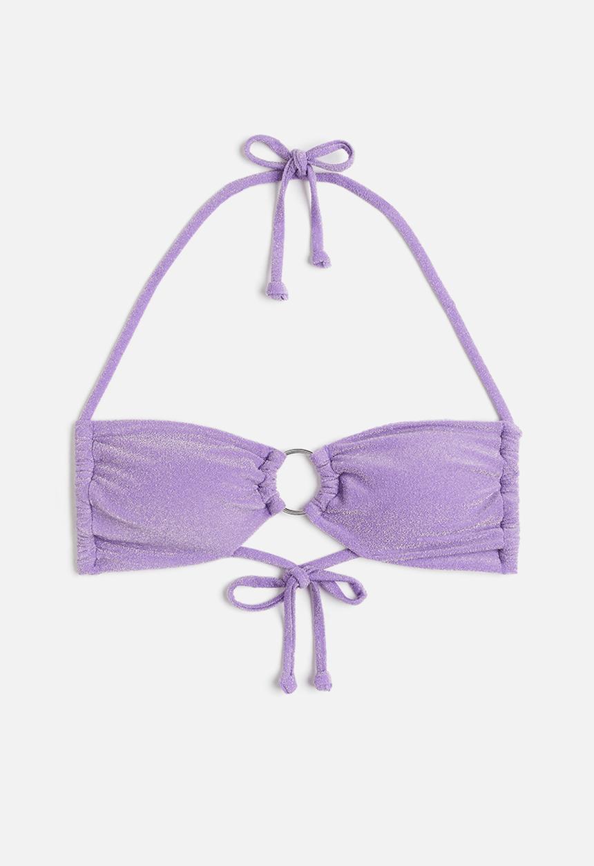 H&M - Padded bikini top - purple