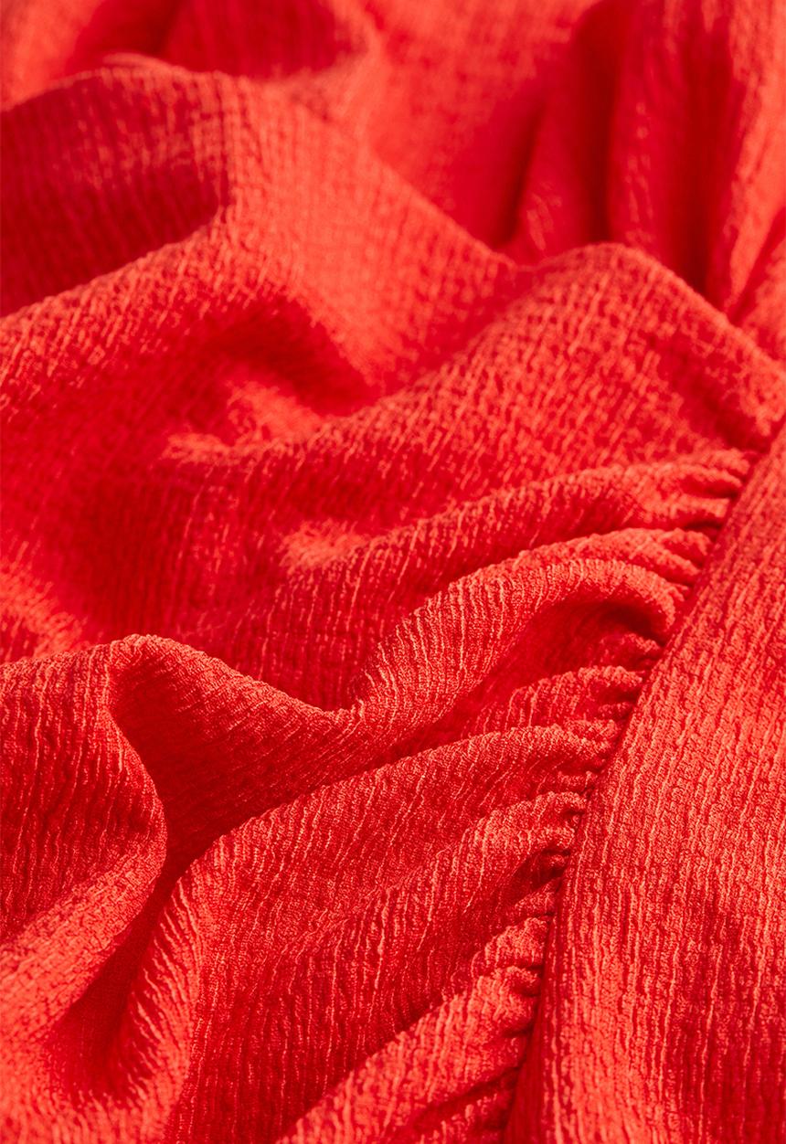 H&M - Draped jersey dress - red