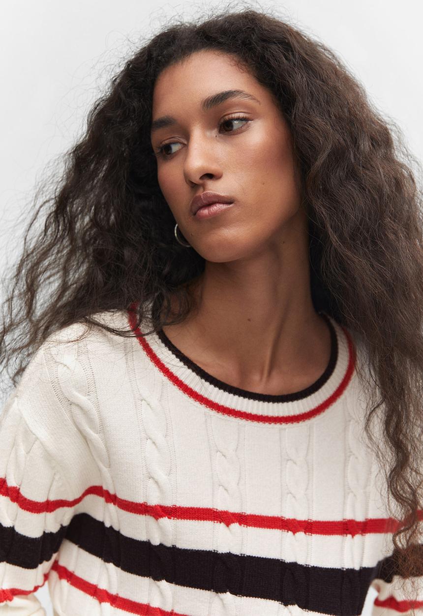 MANGO - Sweater universe - light beige