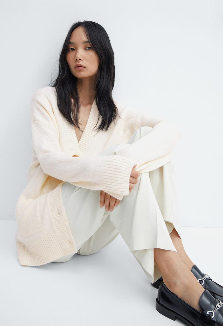 MANGO - Cardigan taldora - light beige