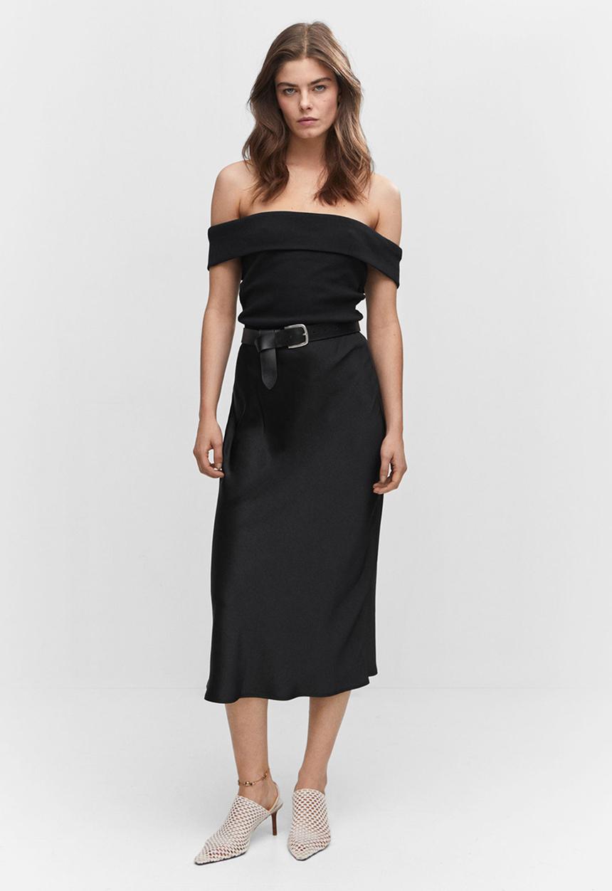 MANGO - T-Shirt Berta-H - Black
