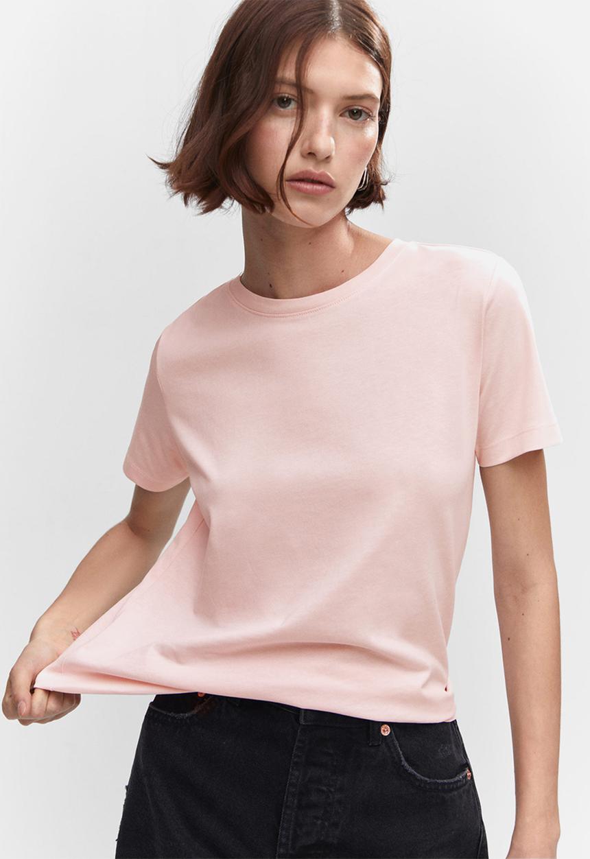 MANGO - T-Shirt chalaca - light/pastel pink