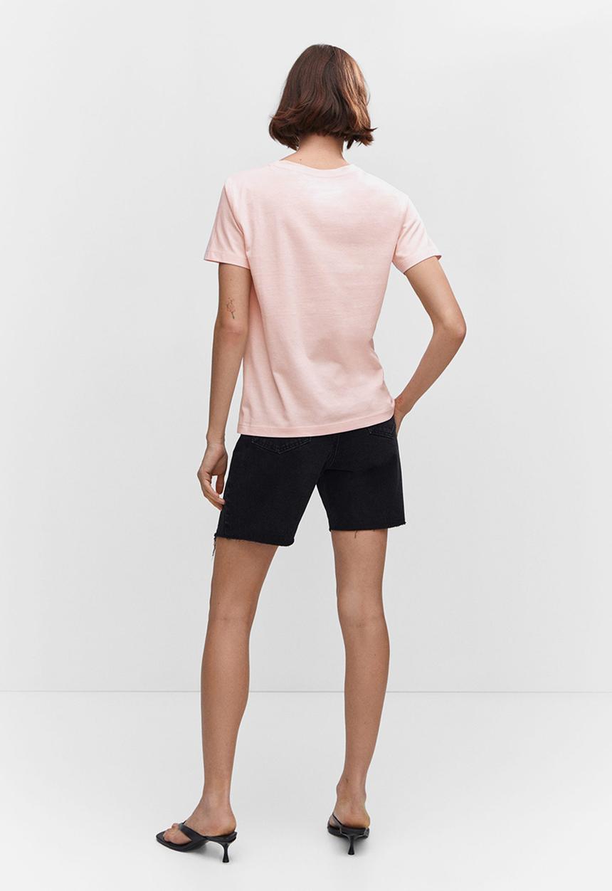 MANGO - T-Shirt chalaca - light/pastel pink