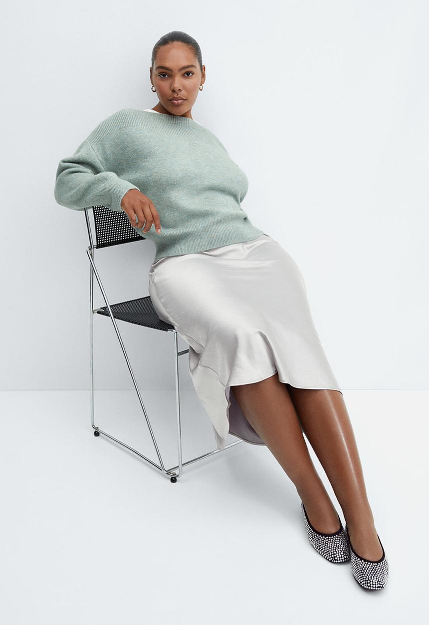 MANGO - Plus skirt mia - gray