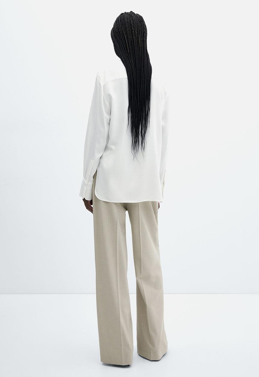 MANGO - Shirt galin - neutral