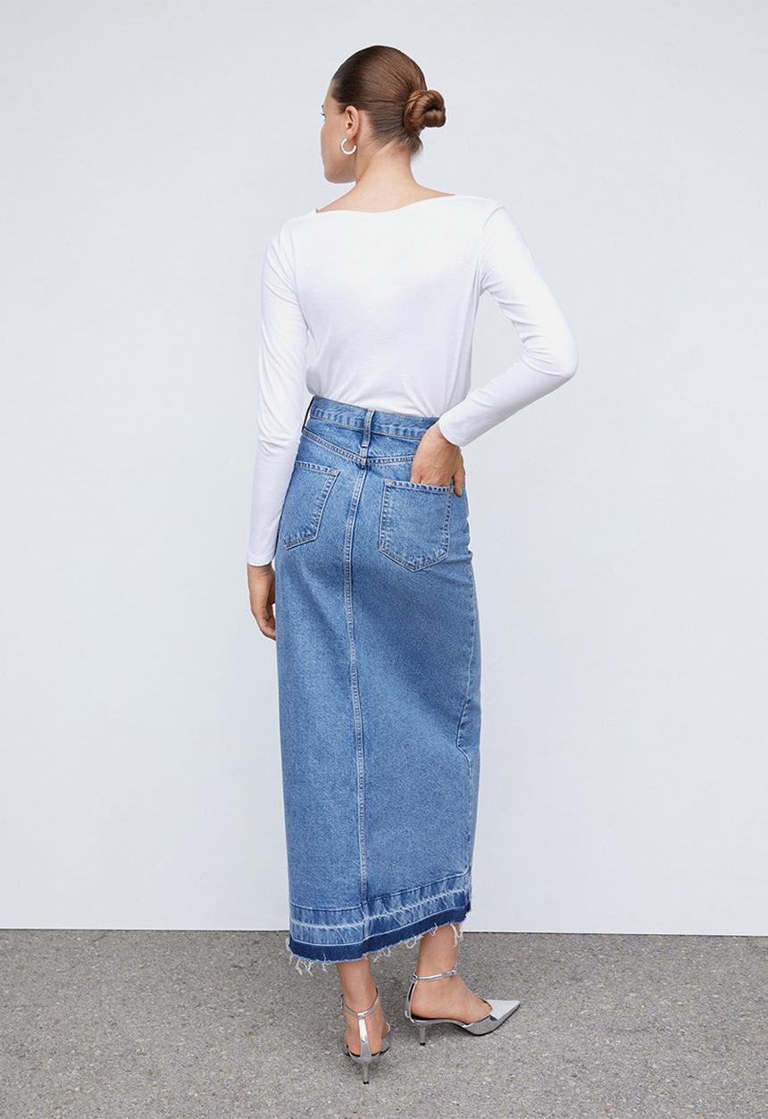 MANGO - T-Shirt Saco - White