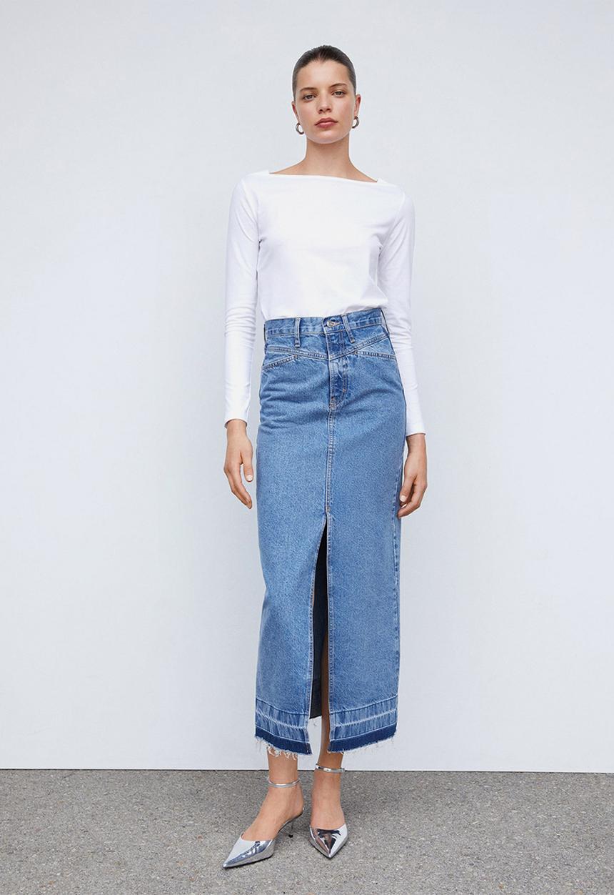 MANGO - T-Shirt Saco - White
