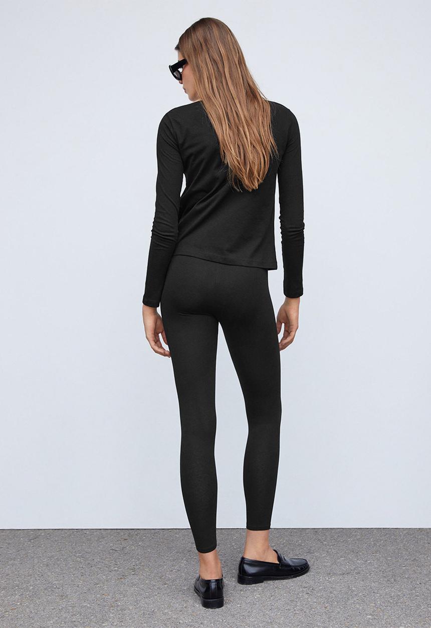 MANGO - T-Shirt Saco - Black