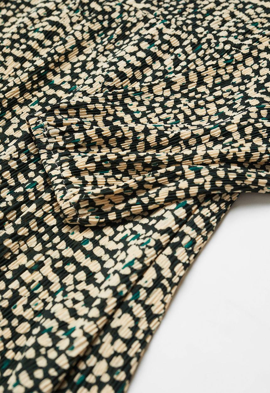 MANGO - Plus dress linus - green