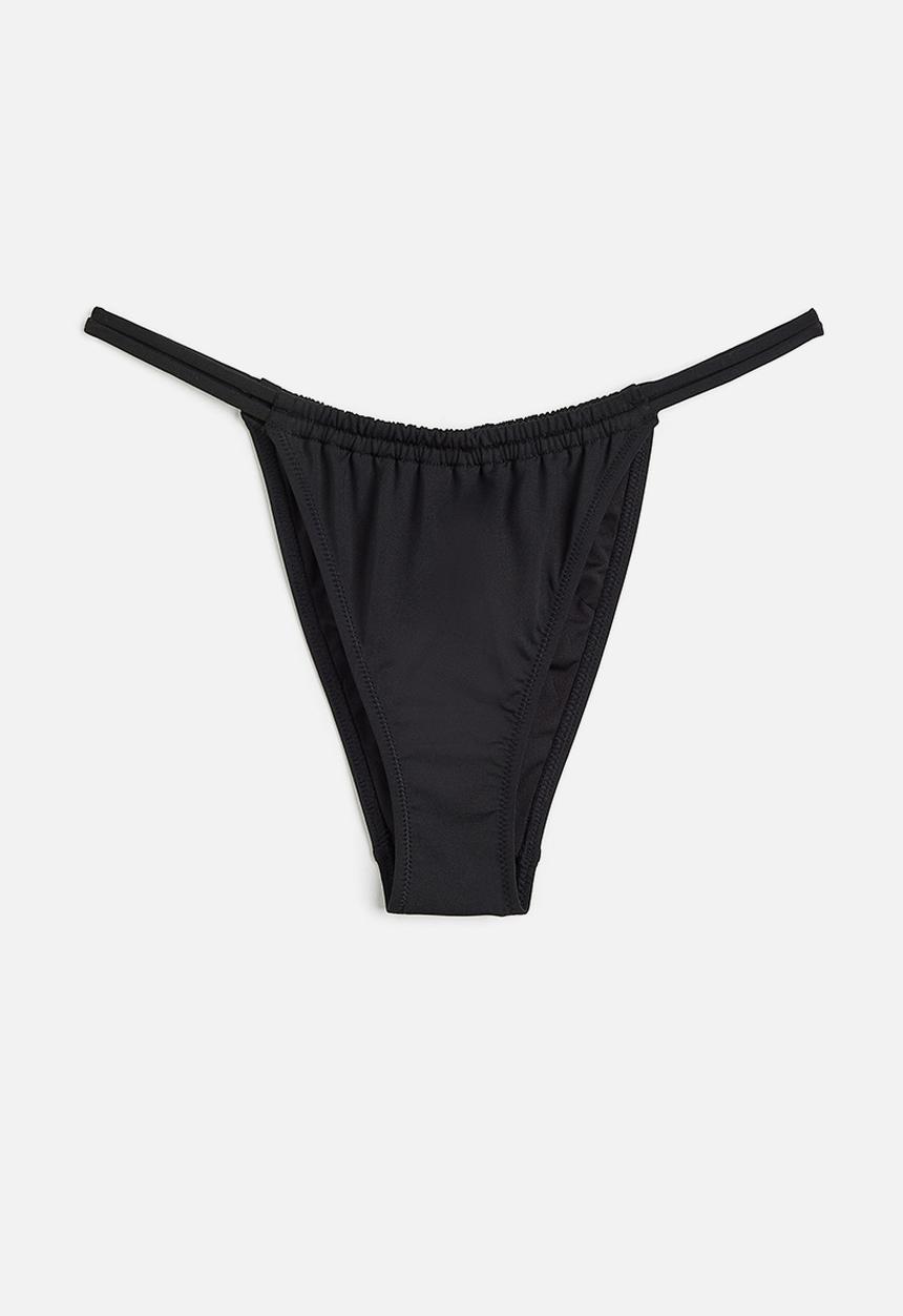 H&M - Tanga bikini bottoms - black