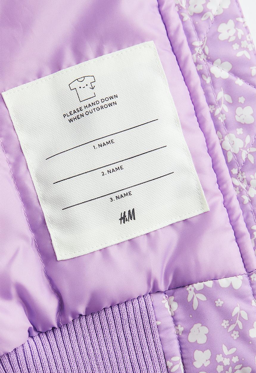 H&M - Bomber jacket - purple