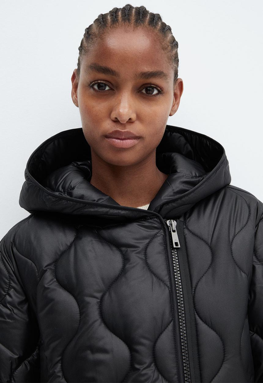 MANGO - Anorak gamba - black