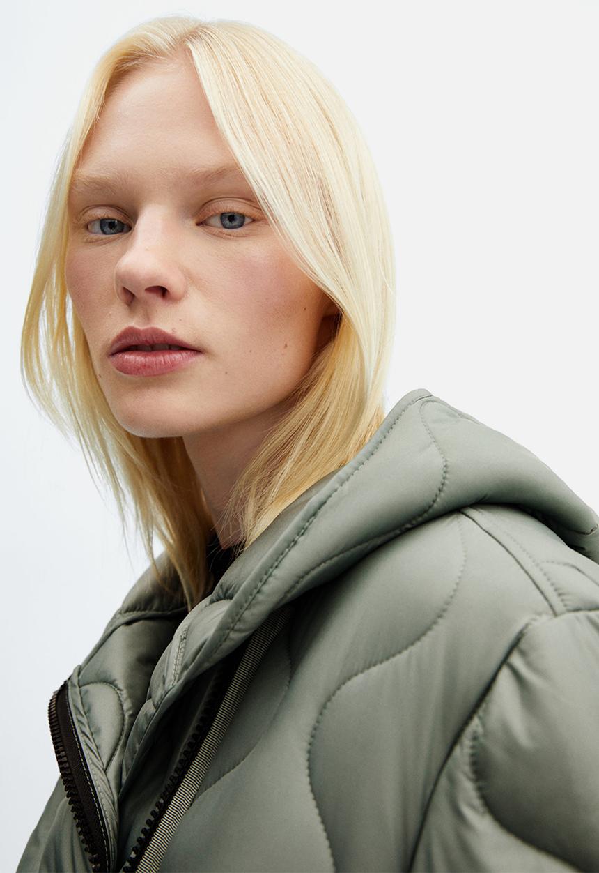 MANGO - Anorak gamba - medium blue
