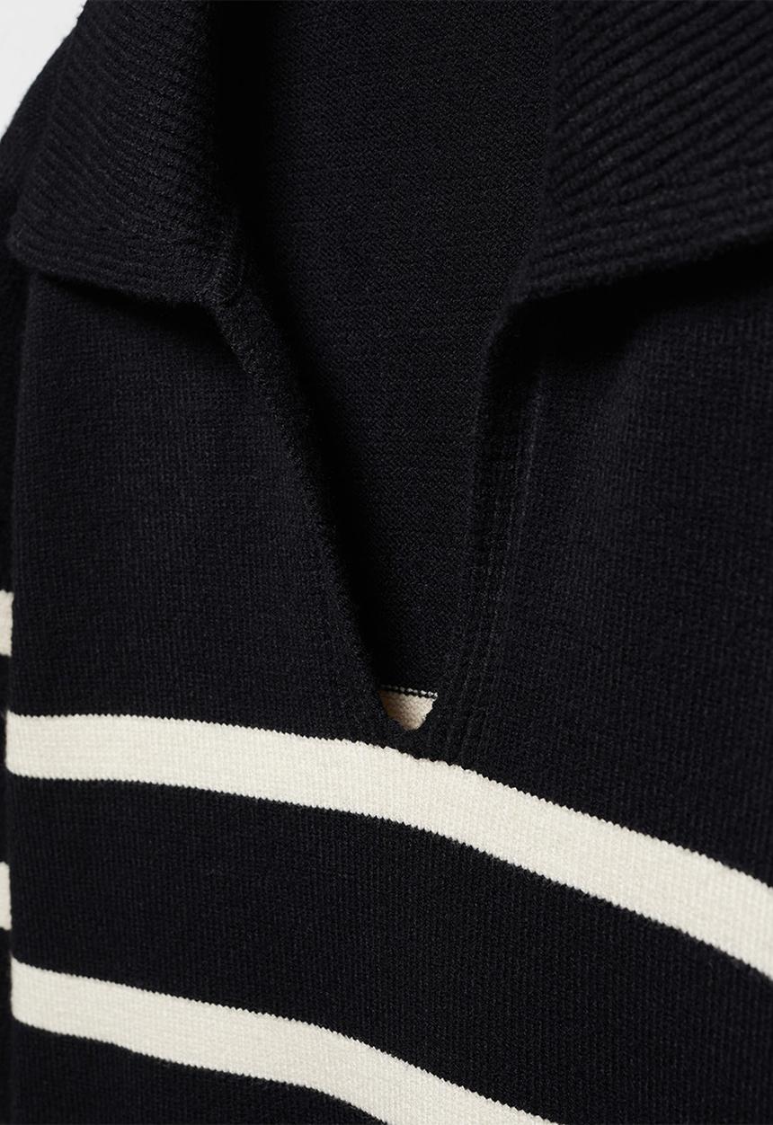 MANGO - Sweater velero - black