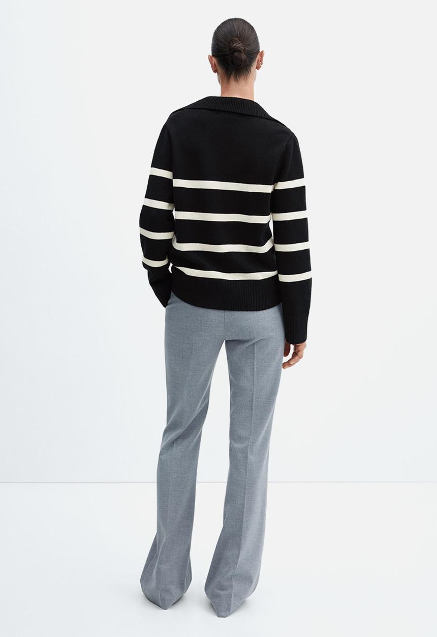 MANGO - Sweater velero - black