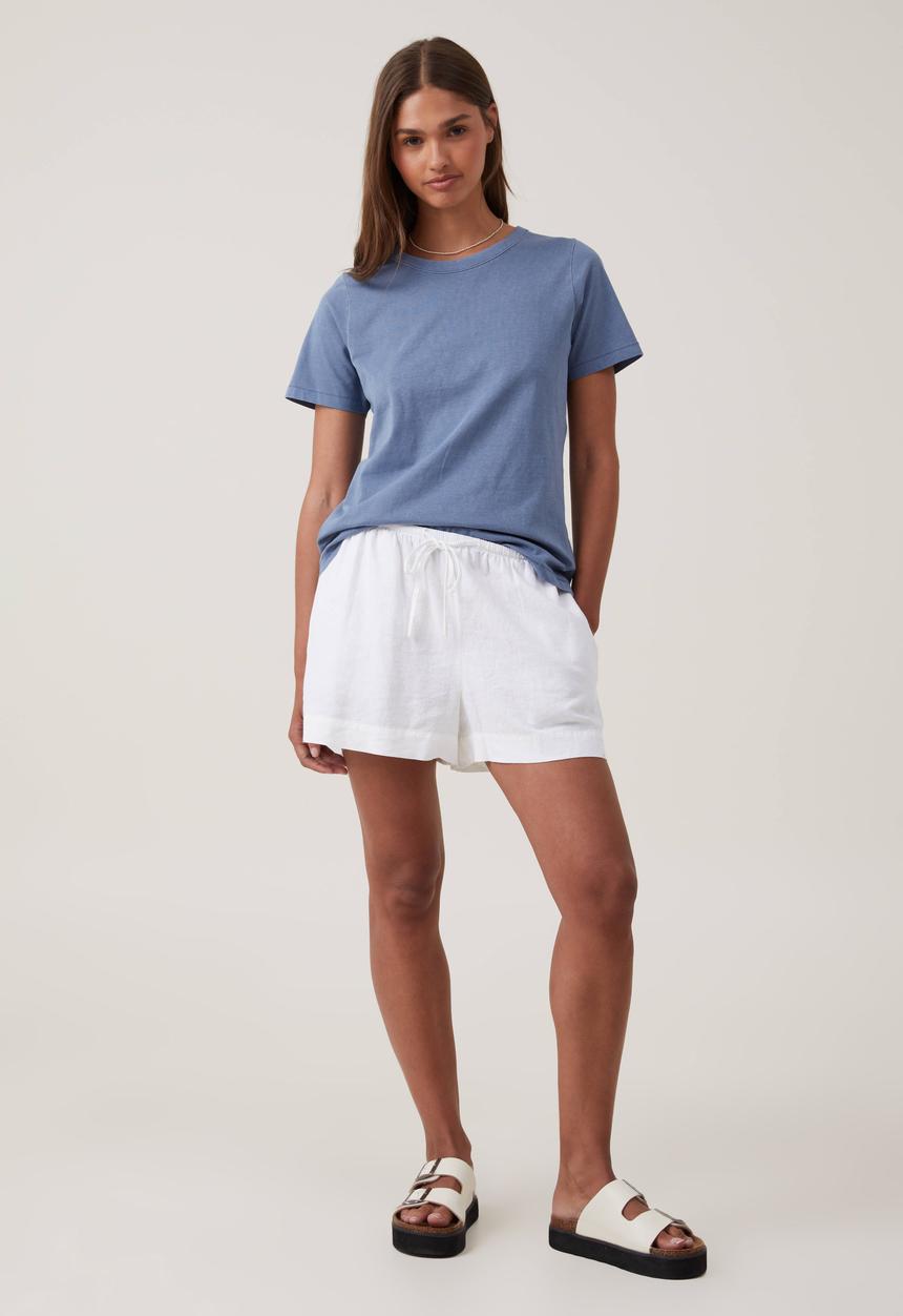 Cotton On - The 91 Classic Organic Tee-Washed Elemental Blue