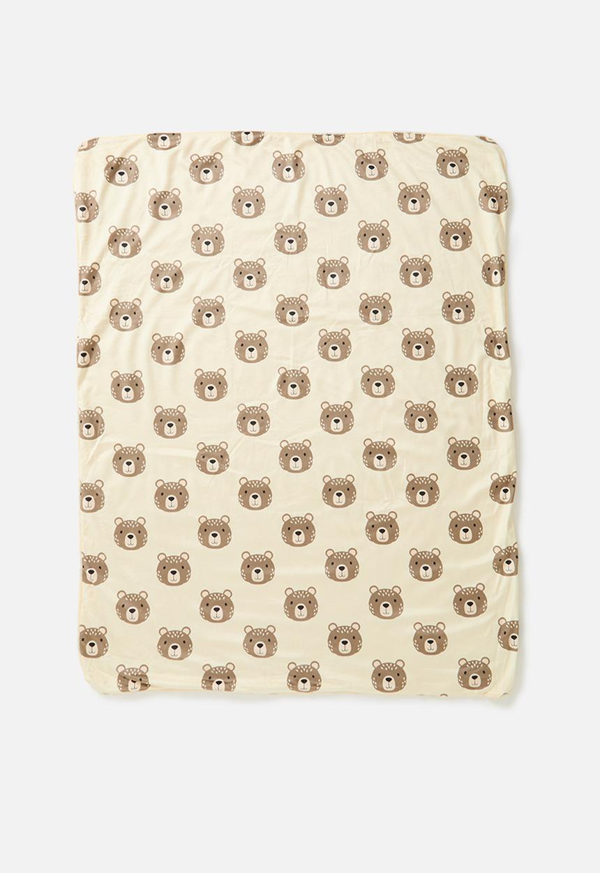 Pop Candy - Baby printed blanket - off white