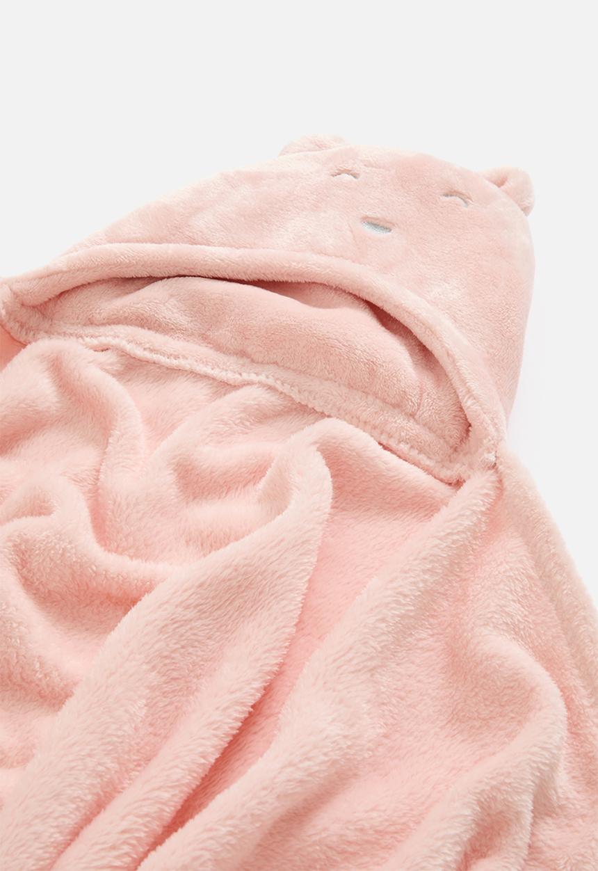 Pop Candy - Baby hooded blanket - pink