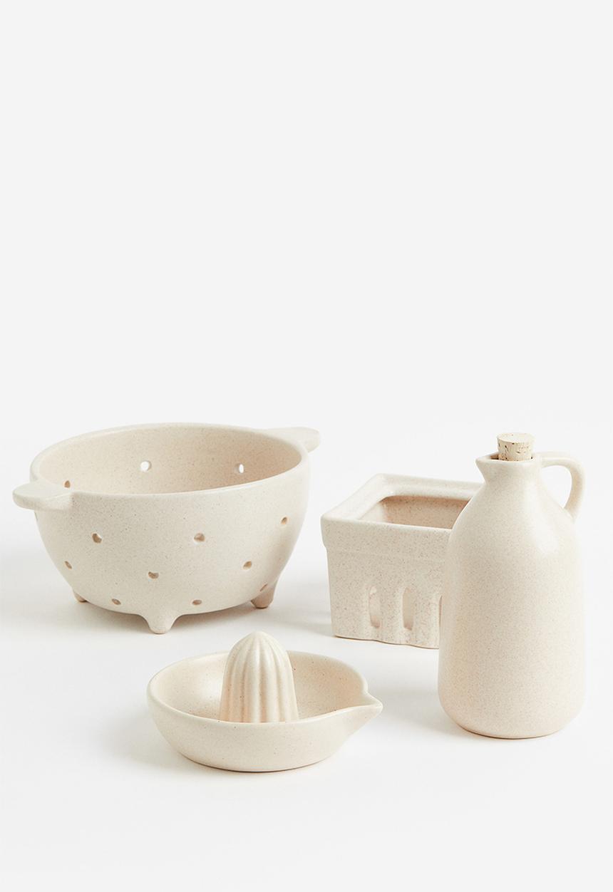 H&M - Stoneware citrus juicer - beige