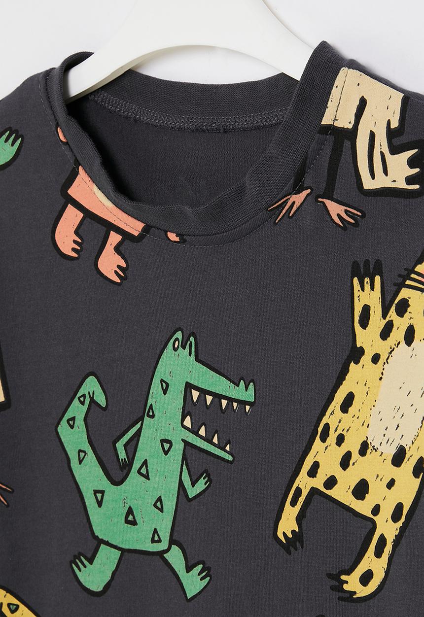 Pop Candy - Printed tee - black