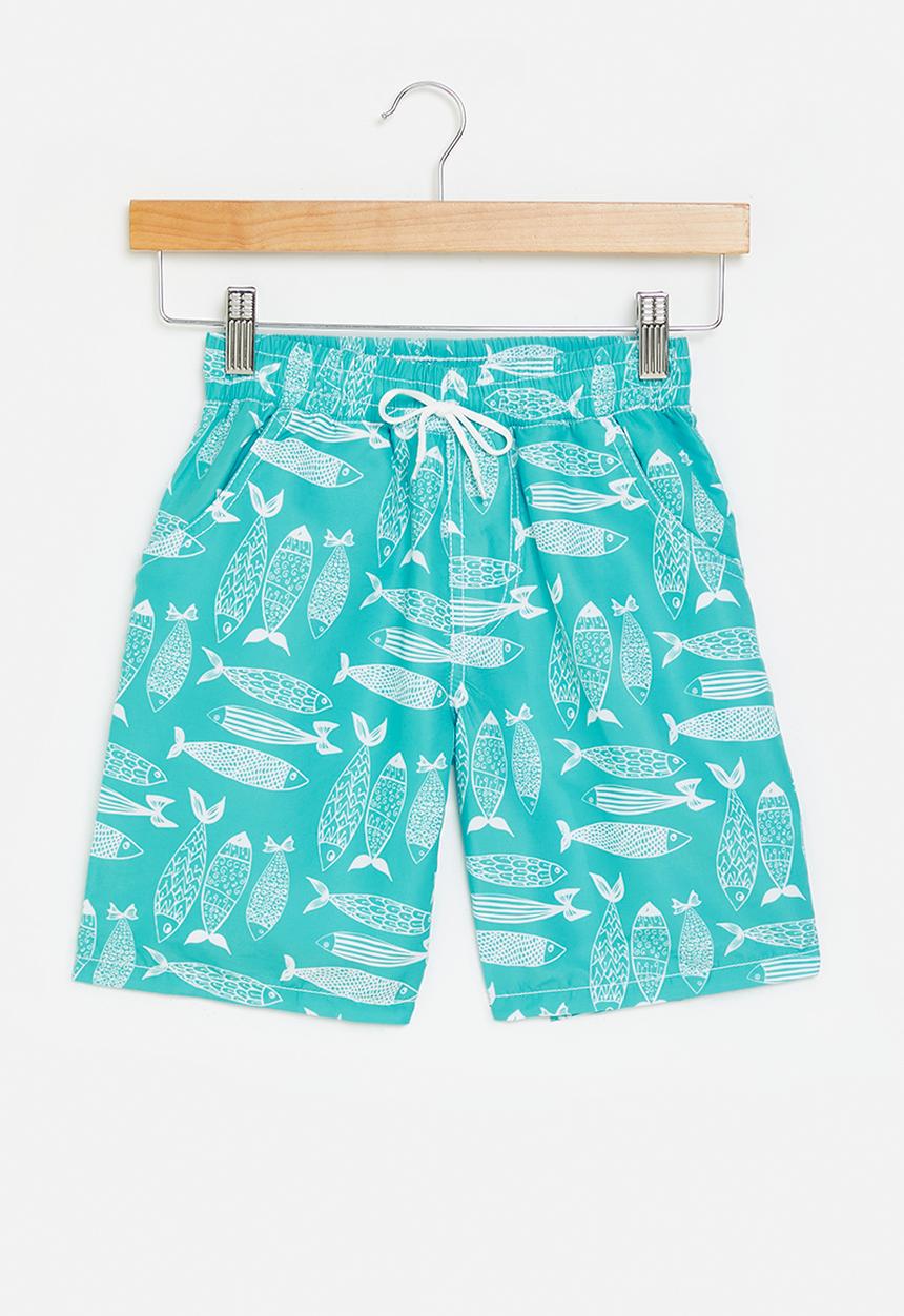 Pop Candy - Board shorts - blue & white