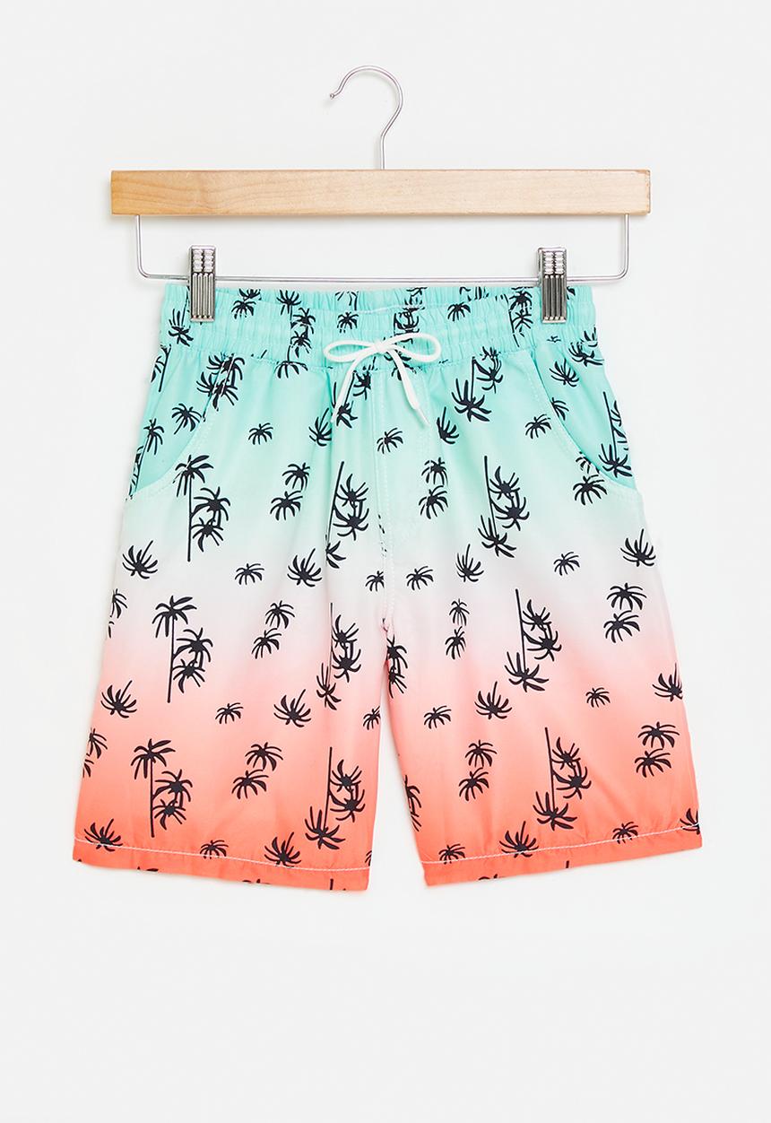 Pop Candy - Ombre board shorts - blue & orange