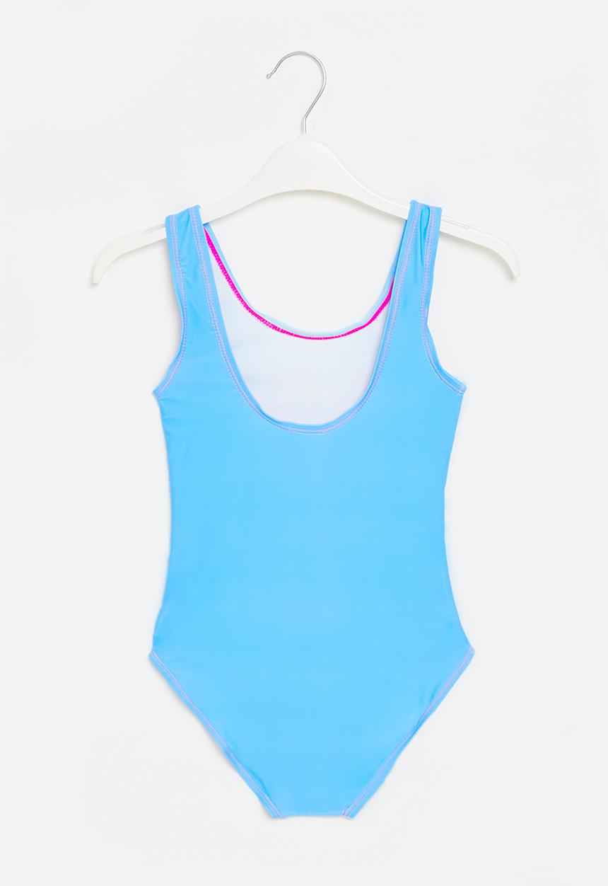 Pop Candy - One piece printed swimmsuit - blue