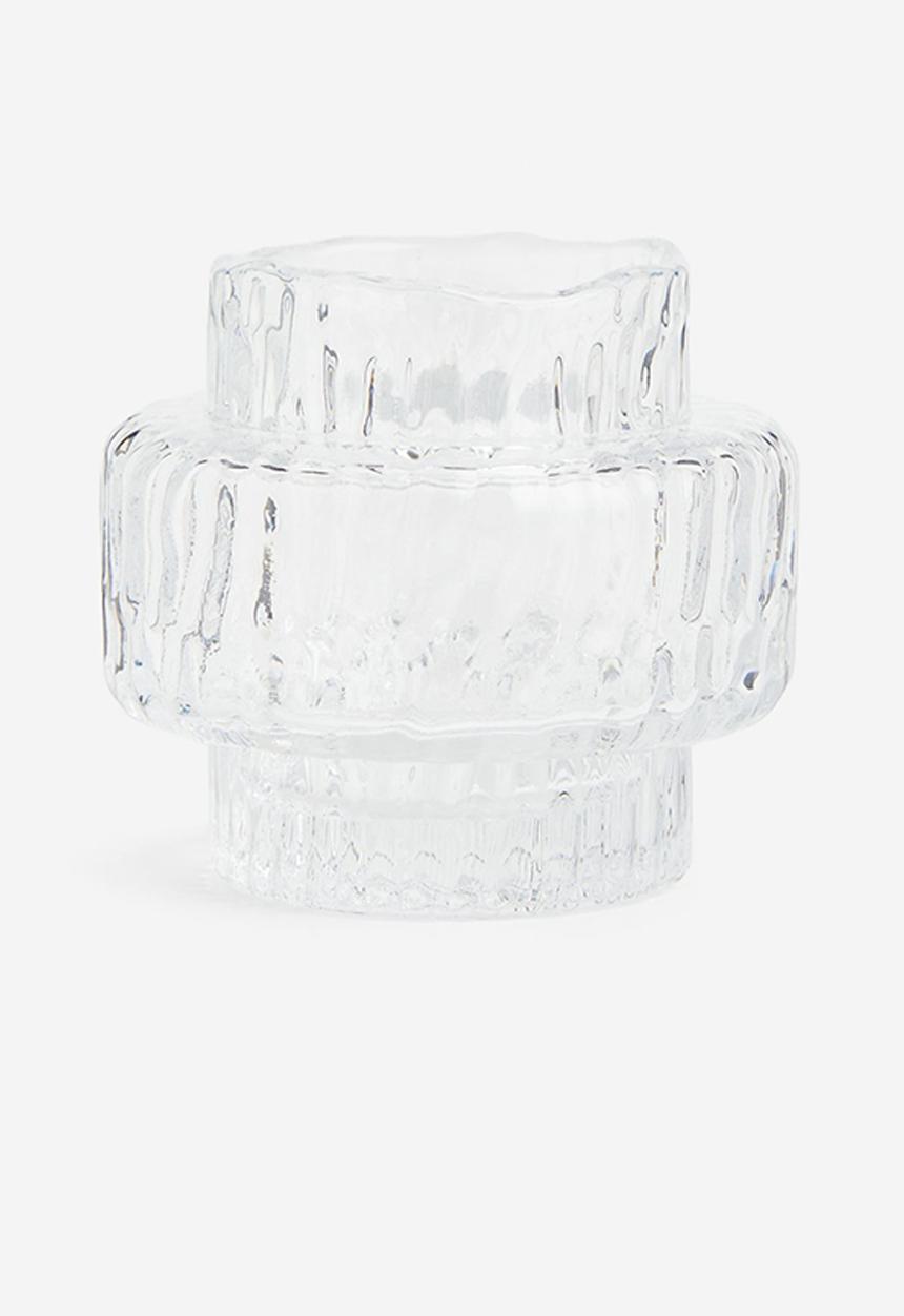 H&M - Small glass vase - transparent