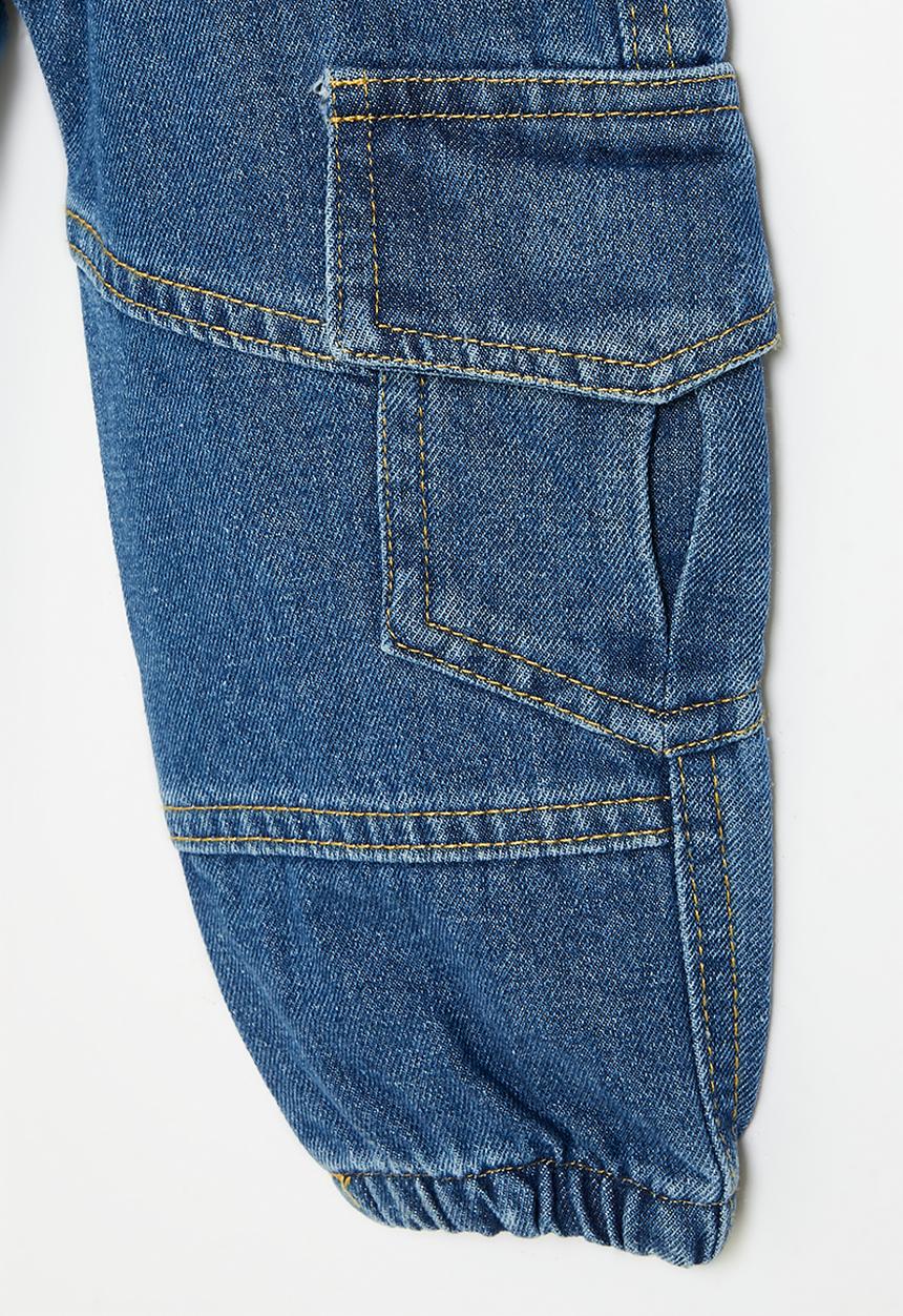 Pop Candy - Cuff jeans - mid blue
