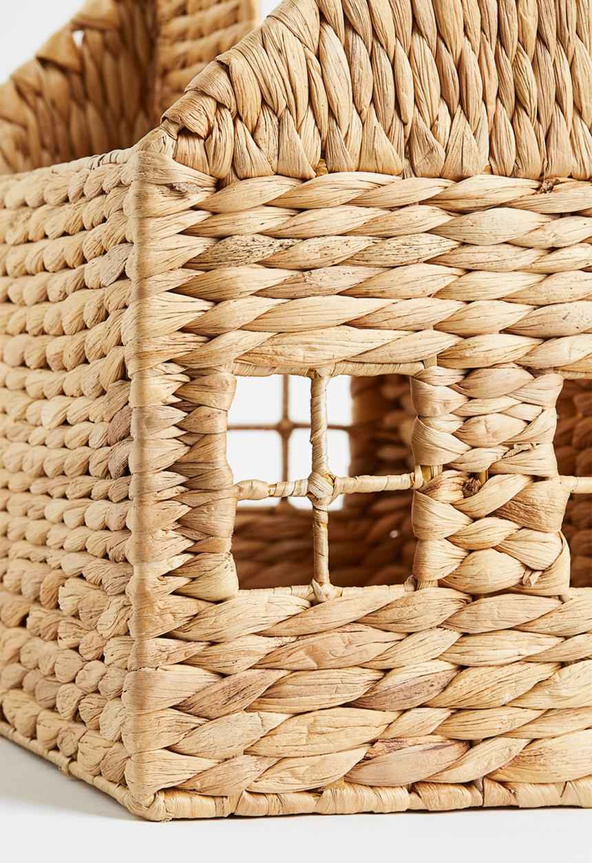 H&M - Braided book storage unit - beige