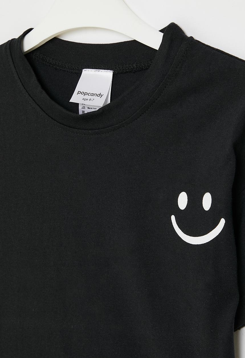 Pop Candy - Smiley tee - black and white
