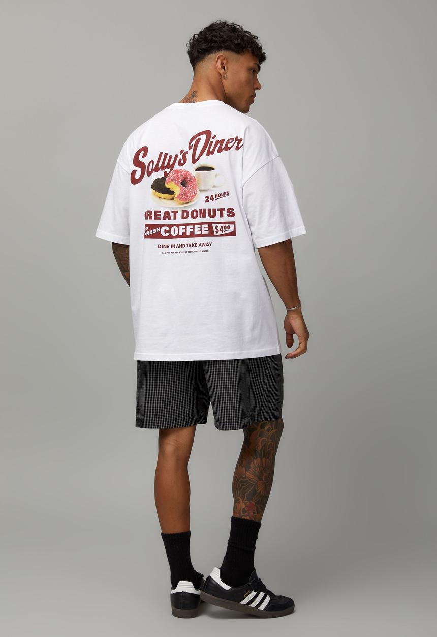Factorie - Half Half Street Short - Black/window Check