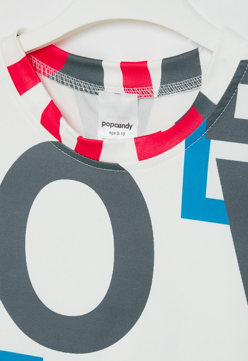 Pop Candy - Short sleeve printed tee - white