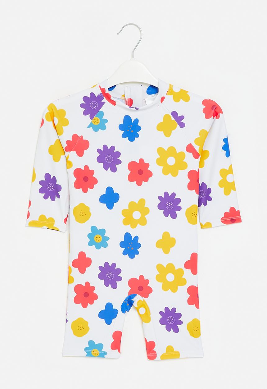 Pop Candy - One piece printed swimsuit - off white