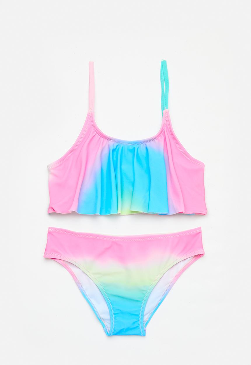 Pop Candy - Girls bikini set - pink & blue