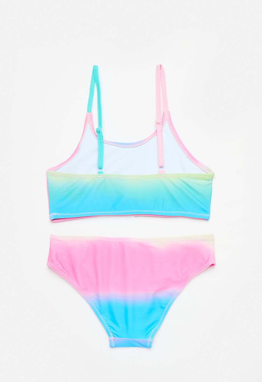 Pop Candy - Girls bikini set - pink & blue