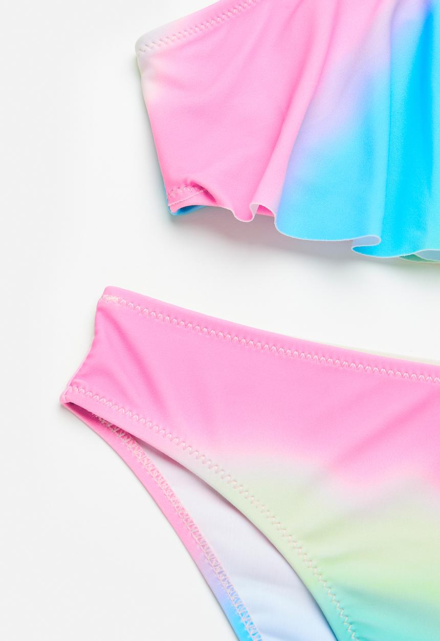 Pop Candy - Girls bikini set - pink & blue