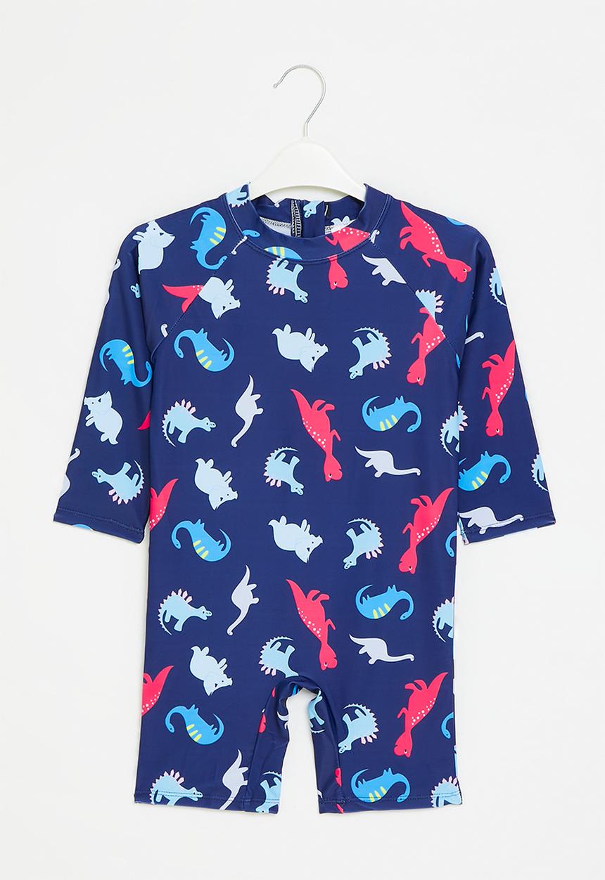 Pop Candy - One piece printed  swimsuit - blue