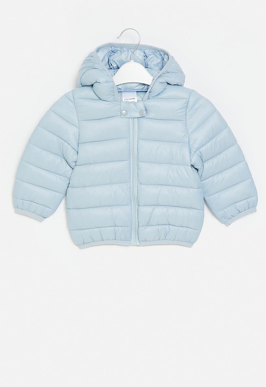 Pop Candy - Hooded  puffer jacket - blue