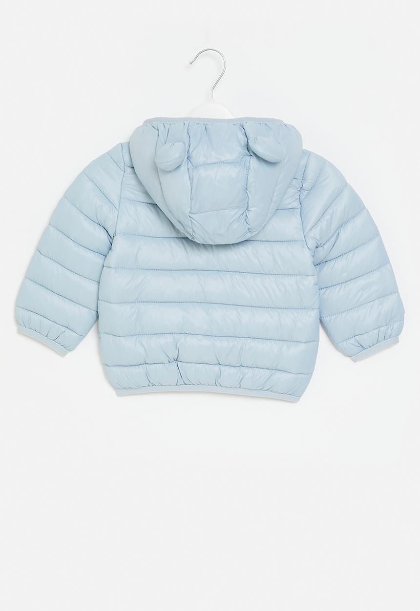 Pop Candy - Hooded  puffer jacket - blue