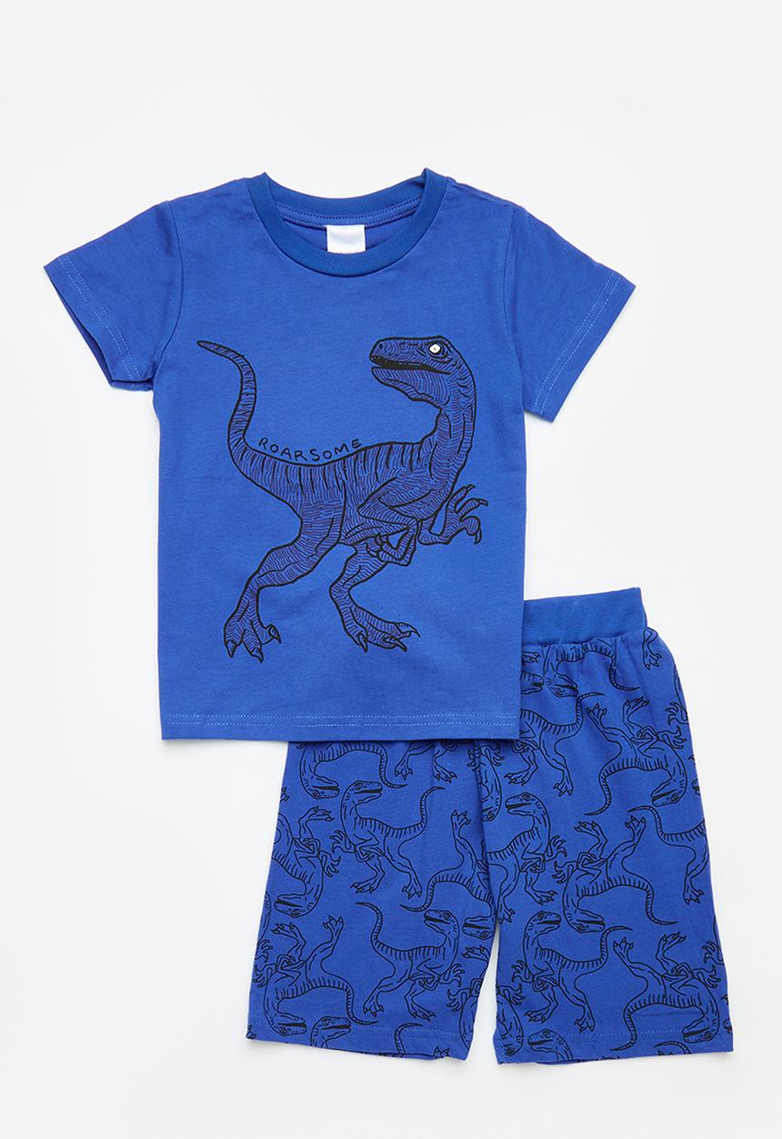 Pop Candy - Printed pj set - royal blue