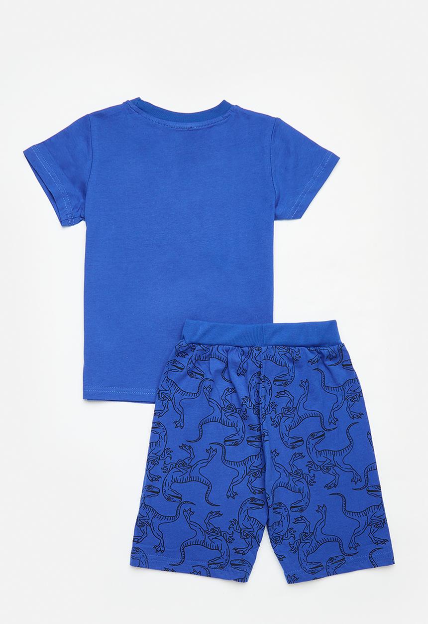 Pop Candy - Printed pj set - royal blue