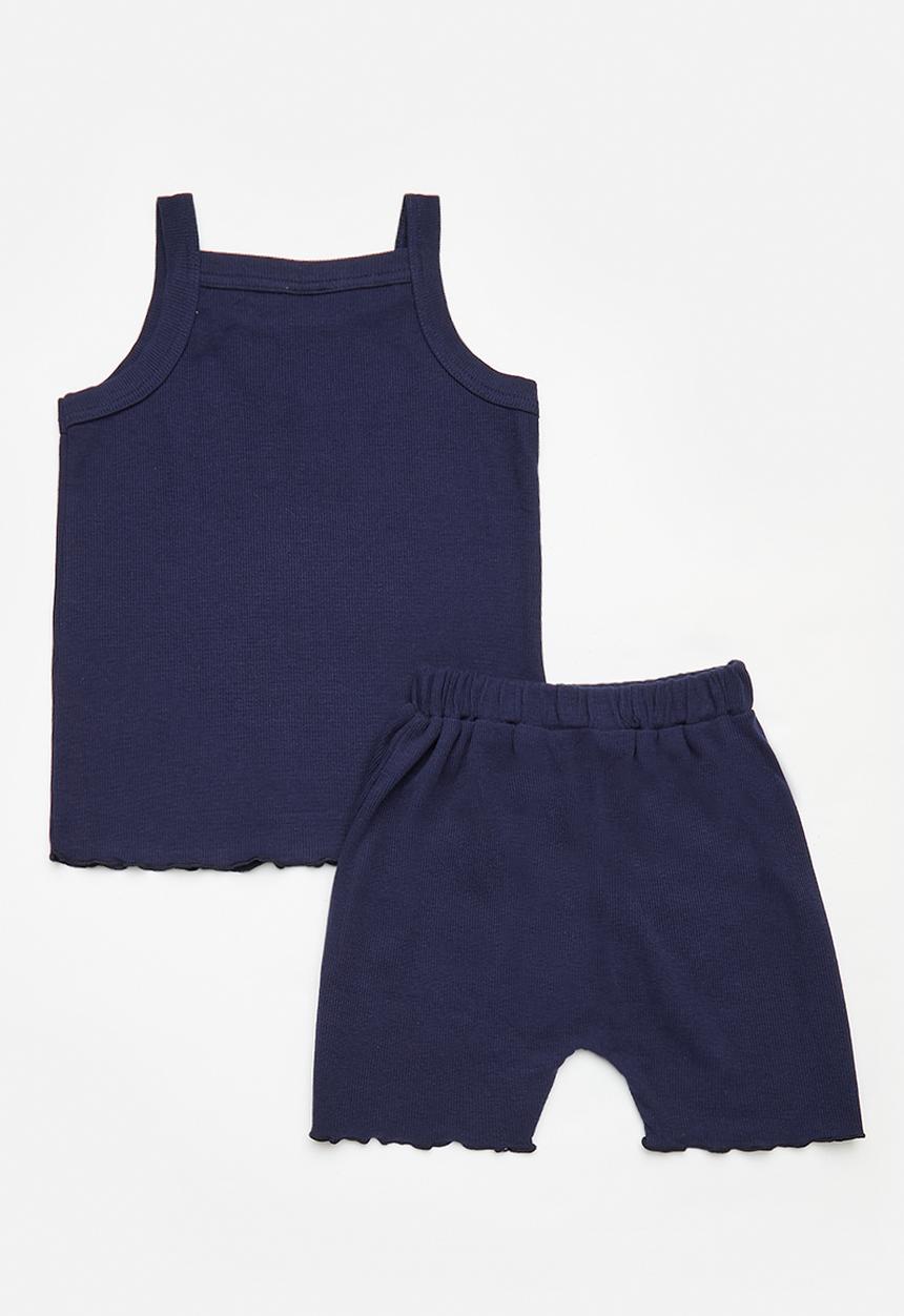 Pop Candy - Cami & short set - navy